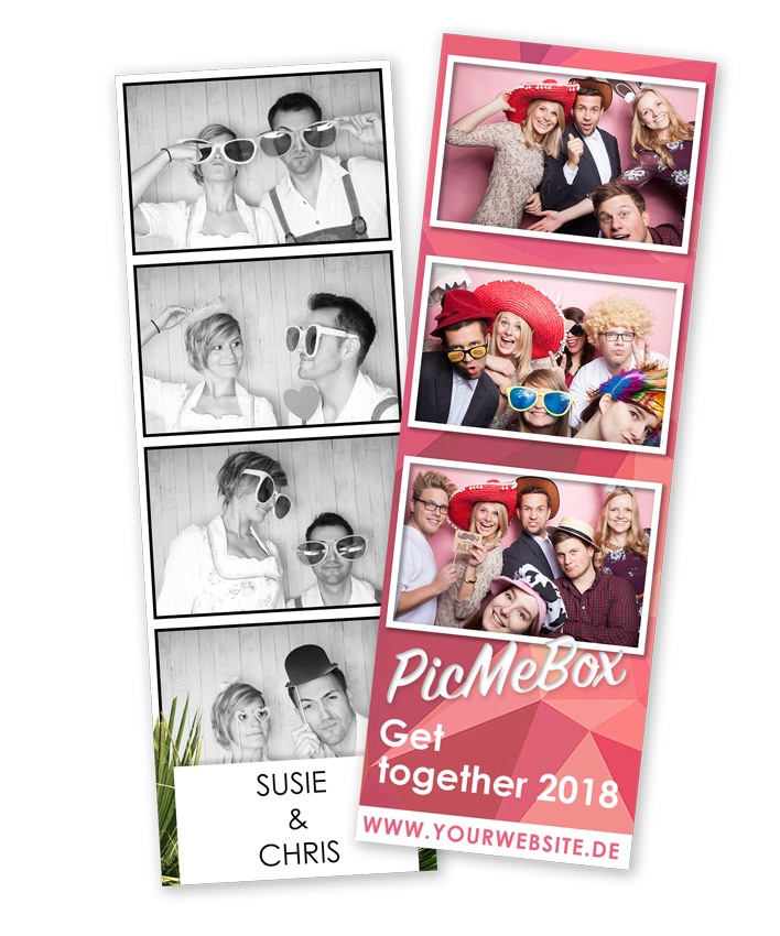 Fotostreifen Fotobox PicMeBox