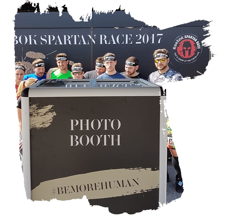 Fotobox beim Spartan Race in München