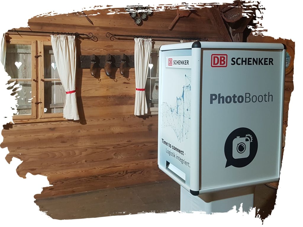 fotobox weihnachtsfeier mit branding